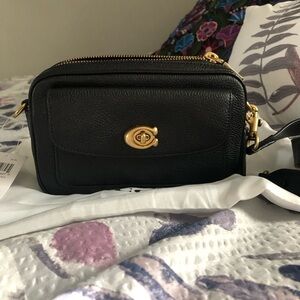 Coach black leather Willow Camera bag